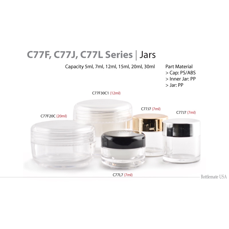 C77 Series Assorted Jars